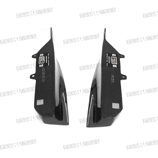 BMW M3CS M3C M3 F81 F80 2014 2015 2016 2017 2018 & M4CS M4C M4 F83 F82 2014 2015 2016 2017 2018 2019 2020 with Aftermarket Parts - Rear Canards Carbon Fiber from Geex Village