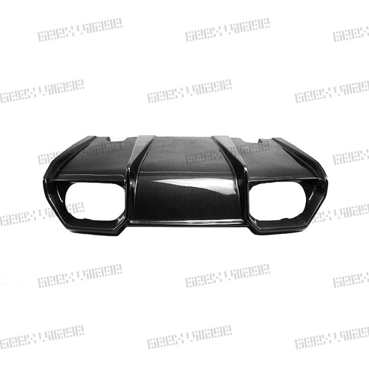 BMW M3CS M3C M3 F81 F80 2014 2015 2016 2017 2018 & M4CS M4C M4 F83 F82 2014 2015 2016 2017 2018 2019 2020 with Aftermarket Parts - Rear Diffuser & Rear Diffuser Undertray Pre-preg Carbon Fiber from Geex Village
