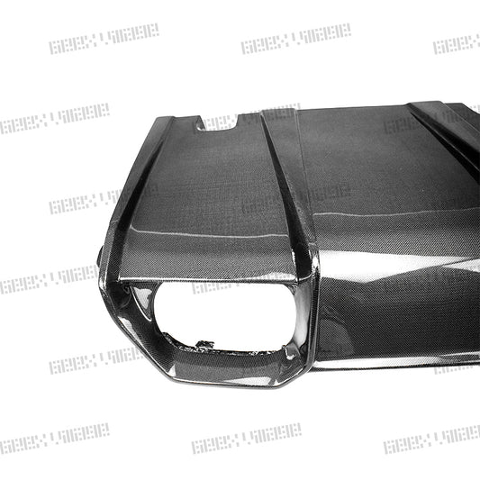 BMW M3CS M3C M3 F81 F80 2014 2015 2016 2017 2018 & M4CS M4C M4 F83 F82 2014 2015 2016 2017 2018 2019 2020 with Aftermarket Parts - Rear Diffuser & Rear Diffuser Undertray Pre-preg Carbon Fiber from Geex Village