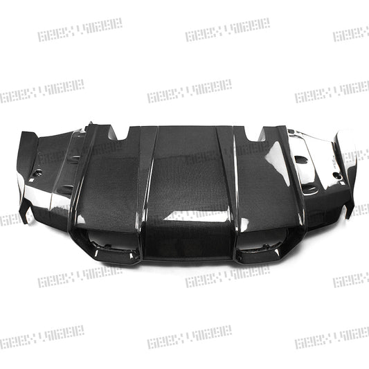 BMW M3CS M3C M3 F81 F80 2014 2015 2016 2017 2018 & M4CS M4C M4 F83 F82 2014 2015 2016 2017 2018 2019 2020 with Aftermarket Parts - Rear Diffuser & Rear Diffuser Undertray Pre-preg Carbon Fiber from Geex Village