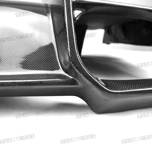 BMW M3CS M3C M3 F81 F80 2014 2015 2016 2017 2018 & M4CS M4C M4 F83 F82 2014 2015 2016 2017 2018 2019 2020 with Aftermarket Parts - Rear Diffuser & Rear Diffuser Undertray Pre-preg Carbon Fiber from Geex Village