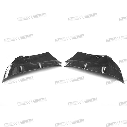 BMW M3CS M3C M3 F81 F80 2014 2015 2016 2017 2018 & M4CS M4C M4 F83 F82 2014 2015 2016 2017 2018 2019 2020 with Aftermarket Parts - Rear Diffuser & Rear Diffuser Undertray Pre-preg Carbon Fiber from Geex Village