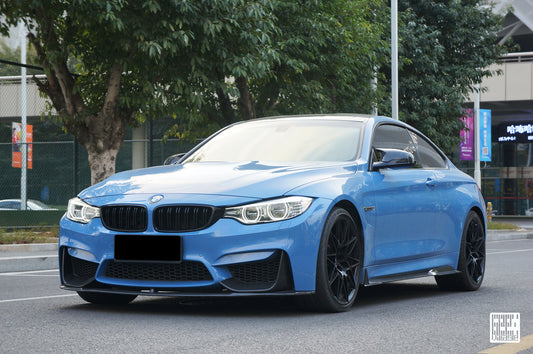 BMW M3CS M3C M3 F81 F80 2014 2015 2016 2017 2018 & M4CS M4C M4 F83 F82 2014 2015 2016 2017 2018 2019 2020 with Aftermarket Parts - Side Skirts Carbon Fiber from Geex Village