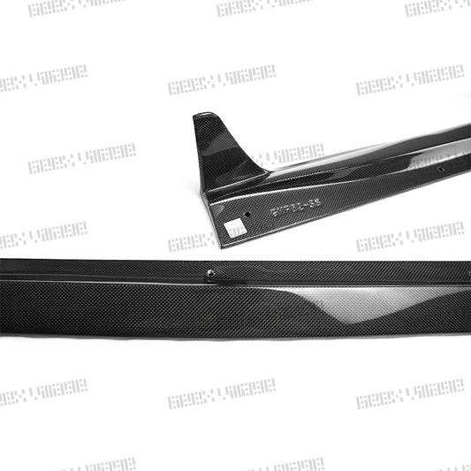 BMW M3CS M3C M3 F81 F80 2014 2015 2016 2017 2018 & M4CS M4C M4 F83 F82 2014 2015 2016 2017 2018 2019 2020 with Aftermarket Parts - Side Skirts Carbon Fiber from Geex Village