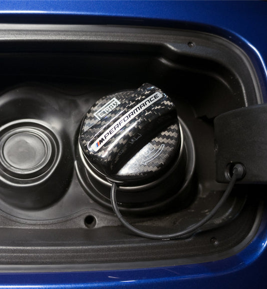 BMW M4 G82 G83 2021-ON & 4 Series G22 G23 430i M440i 2020-ON with Aftermarket Parts - MP M Performance Style Fuel Filler Cap Carbon Fiber from Geex Village