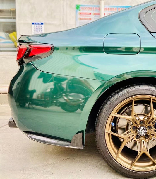 BMW M5C M5 F90 2018 2019 2020 2021 2022 2023 2024 & 5 Series M550 540 G30 2017 2018 2019 2020 2021 2022 2023 (Fits both Pre-LCI & LCI) with Aftermarket Parts - Rear Canards Carbon Fiber from Geex Village