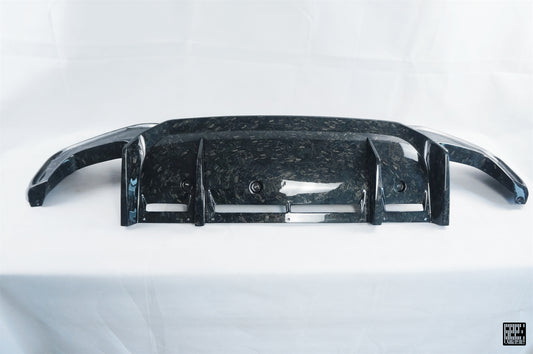 BMW M5C M5 F90 2018 2019 2020 2021 2022 2023 2024 & 5 Series M550 540 G30 2017 2018 2019 2020 2021 2022 2023 (Fits both Pre-LCI & LCI) with Aftermarket Parts - Rear Diffuser & Undertray Carbon Fiber from Geex Village