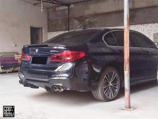 BMW M5C M5 F90 2018 2019 2020 2021 2022 2023 2024 & 5 Series M550 540 G30 2017 2018 2019 2020 2021 2022 2023 (Fits both Pre-LCI & LCI) with Aftermarket Parts - Rear Diffuser & Undertray Carbon Fiber from Geex Village