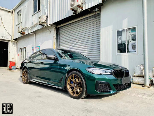 BMW M5C M5 F90 2018 2019 2020 2021 2022 2023 2024 & 5 Series M550 540 G30 2017 2018 2019 2020 2021 2022 2023 (Fits both Pre-LCI & LCI) with Aftermarket Parts - Side Skirts Carbon Fiber from Geex Village