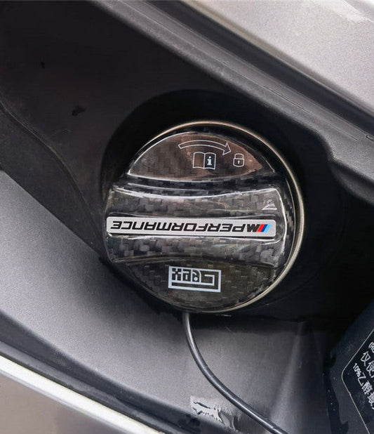 BMW X5 M60i M50i xDrive 50e x/sDrive40i G05 (Pre-LCI & LCI) 2020-ON & X5M X5MC F95 (Pre-LCI & LCI) 2020-ON & X6 M60I xDrive 40i G06 (Pre-LCI & LCI) 2020-ON & X6M X6MC F96 (Pre-LCI & LCI) 2020-ON with Aftermarket Parts - MP M Performance Style Fuel Filler Cap Carbon Fiber from Geex Village