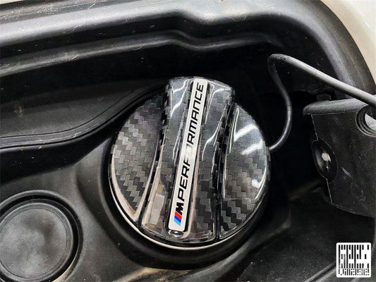 BMW 8 Series M850 840 G14 G15 G16 2018-ON & M8 F91 F92 F93 2019-ON with Aftermarket Parts - MP M Performance Style Fuel Filler Cap Carbon Fiber from Geex Village