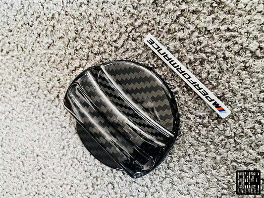 BMW 8 Series M850 840 G14 G15 G16 2018-ON & M8 F91 F92 F93 2019-ON with Aftermarket Parts - MP M Performance Style Fuel Filler Cap Carbon Fiber from Geex Village