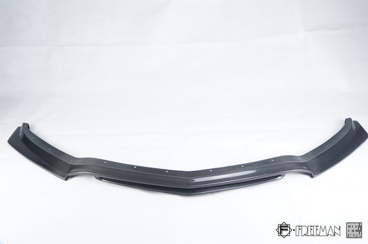 Cadillac ATS Turbo Luxury Performance Premium 2015 2016 2017 2018 2019 with Aftermarket Parts - Front Lip & Air Diverter Canards Carbon Fiber from Geex Village