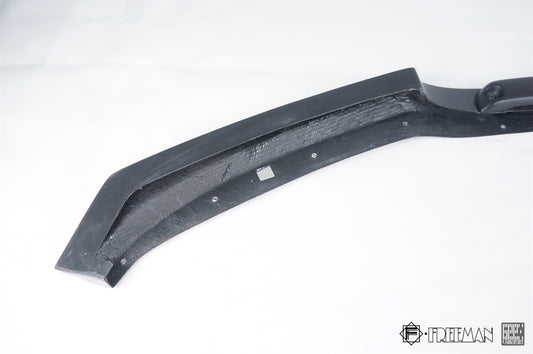 Cadillac ATS Turbo Luxury Performance Premium 2015 2016 2017 2018 2019 with Aftermarket Parts - Front Lip & Air Diverter Canards Carbon Fiber from Geex Village