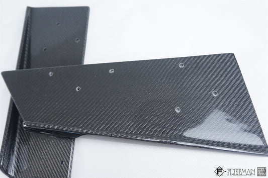 Cadillac ATS Turbo Luxury Performance Premium 2013 2014 2015 2016 2017 2018 2019 with Aftermarket Parts - Rear Canards Carbon Fiber from Geex Village