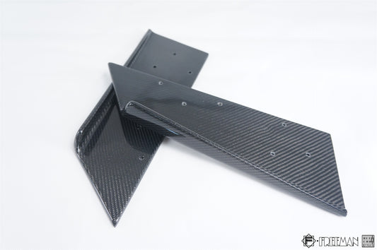 Cadillac ATS Turbo Luxury Performance Premium 2013 2014 2015 2016 2017 2018 2019 with Aftermarket Parts - Rear Canards Carbon Fiber from Geex Village