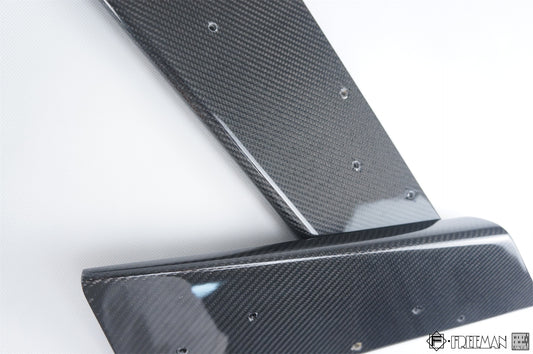 Cadillac ATS Turbo Luxury Performance Premium 2013 2014 2015 2016 2017 2018 2019 with Aftermarket Parts - Rear Canards Carbon Fiber from Geex Village
