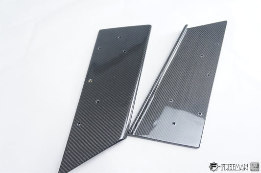 Cadillac ATS Turbo Luxury Performance Premium 2013 2014 2015 2016 2017 2018 2019 with Aftermarket Parts - Rear Canards Carbon Fiber from Geex Village
