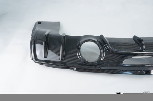 Cadillac ATS Turbo Luxury Performance Premium 2013 2014 2015 2016 2017 2018 2019 with Aftermarket Parts - Rear Diffuser Carbon Fiber from Geex Village