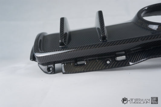 Cadillac ATS Turbo Luxury Performance Premium 2013 2014 2015 2016 2017 2018 2019 with Aftermarket Parts - Rear Diffuser Carbon Fiber from Geex Village