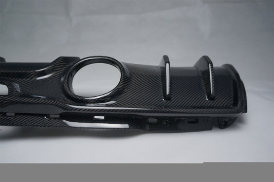 Cadillac ATS Turbo Luxury Performance Premium 2013 2014 2015 2016 2017 2018 2019 with Aftermarket Parts - Rear Diffuser Carbon Fiber from Geex Village