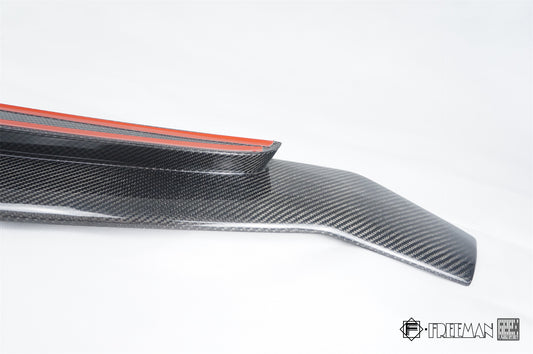 Cadillac ATS Turbo Luxury Performance Premium 2013 2014 2015 2016 2017 2018 2019 Sendan with Aftermarket Parts - Rear Spoiler Wing Carbon Fiber from Geex Village