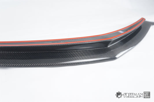 Cadillac ATS Turbo Luxury Performance Premium 2013 2014 2015 2016 2017 2018 2019 Sendan with Aftermarket Parts - Rear Spoiler Wing Carbon Fiber from Geex Village