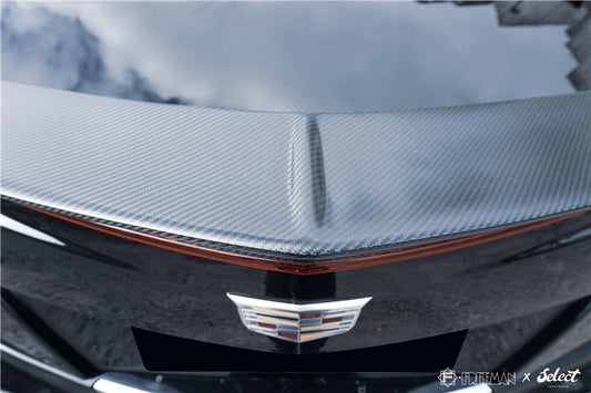 Cadillac ATS Turbo Luxury Performance Premium 2013 2014 2015 2016 2017 2018 2019 Sendan with Aftermarket Parts - Rear Spoiler Wing Carbon Fiber from Geex Village
