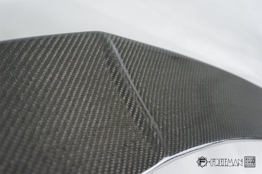 Cadillac ATS Turbo Luxury Performance Premium 2013 2014 2015 2016 2017 2018 2019 Sendan with Aftermarket Parts - Rear Spoiler Wing Carbon Fiber from Geex Village