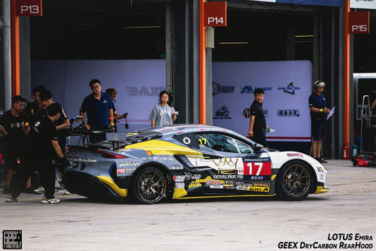 Lotus Emira 3.6 V6 2.0 Four-cylinder 2022-ON with Aftermarket Parts - GT4 Style Rear Wing Carbon Fiber from Geex Village