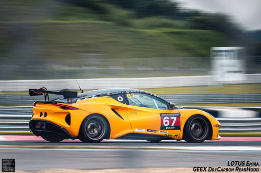 Lotus Emira 3.6 V6 2.0 Four-cylinder 2022-ON with Aftermarket Parts - GT4 Style Rear Wing Carbon Fiber from Geex Village