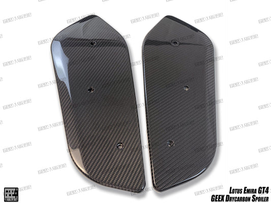 Lotus Emira 3.6 V6 2.0 Four-cylinder 2022-ON with Aftermarket Parts - GT4 Style Rear Wing Carbon Fiber from Geex Village