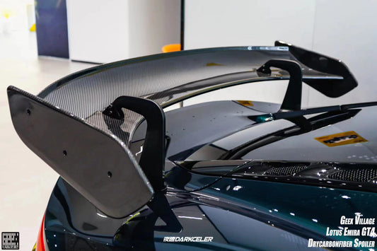 Lotus Emira 3.6 V6 2.0 Four-cylinder 2022-ON with Aftermarket Parts - GT4 Style Rear Wing Carbon Fiber from Geex Village