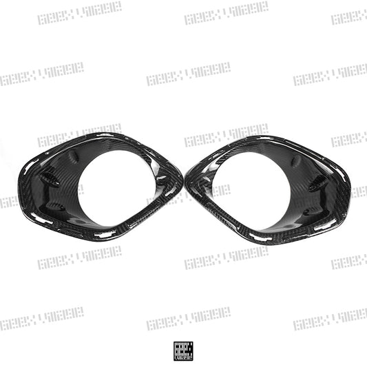 MINI Cooper JCW (John Cooper Works) S Base F56 LCI 2022-ON with Aftermarket Parts - Fog Light Bezel Carbon Fiber/FRP from Geex Village
