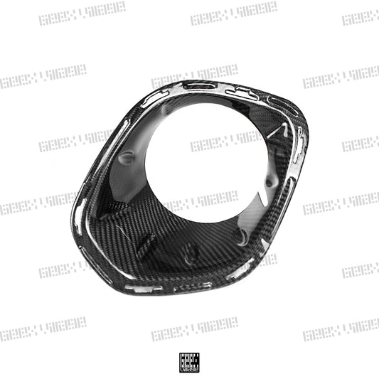 MINI Cooper JCW (John Cooper Works) S Base F56 LCI 2022-ON with Aftermarket Parts - Fog Light Bezel Carbon Fiber/FRP from Geex Village