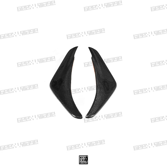 MINI Cooper JCW (John Cooper Works) S Base F56 LCI 2022-ON with Aftermarket Parts - Front Canards Carbon Fiber/FRP from Geex Village