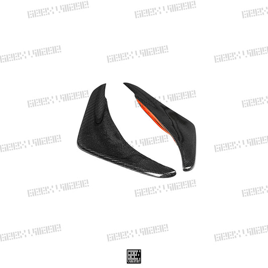 MINI Cooper JCW (John Cooper Works) S Base F56 LCI 2022-ON with Aftermarket Parts - Front Canards Carbon Fiber/FRP from Geex Village