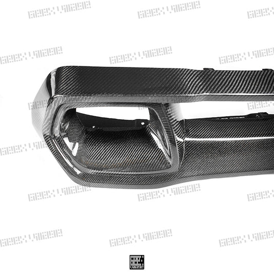 MINI Cooper JCW (John Cooper Works) S Base F56 LCI 2022-ON with Aftermarket Parts - Front Lip Carbon Fiber/FRP from Geex Village