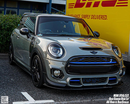 MINI Cooper JCW (John Cooper Works) S Base F56 LCI 2022-ON with Aftermarket Parts - Fog Light Bezel Carbon Fiber/FRP from Geex Village