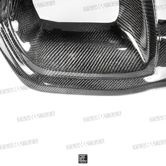 MINI Cooper JCW (John Cooper Works) S Base F56 LCI 2022-ON with Aftermarket Parts - Front Lip Carbon Fiber/FRP from Geex Village