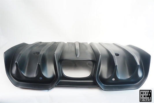 MINI Cooper JCW (John Cooper Works) S Base F56 2019 2020 2021 First LCI with Aftermarket Parts - Rear Diffuser & Rear Diffuser Side Extension Carbon Fiber/FRP from Geex Village