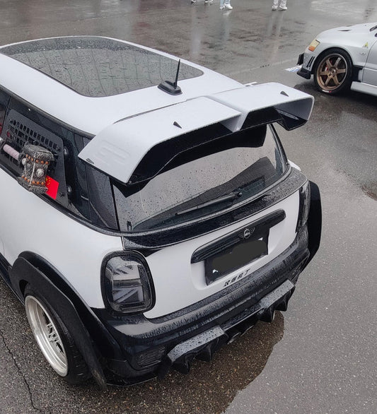 MINI Cooper JCW (John Cooper Works) S Base F56 LCI 2022-ON with Aftermarket Parts - Rear Roof Spoiler Carbon Fiber/FRP from Geex Village