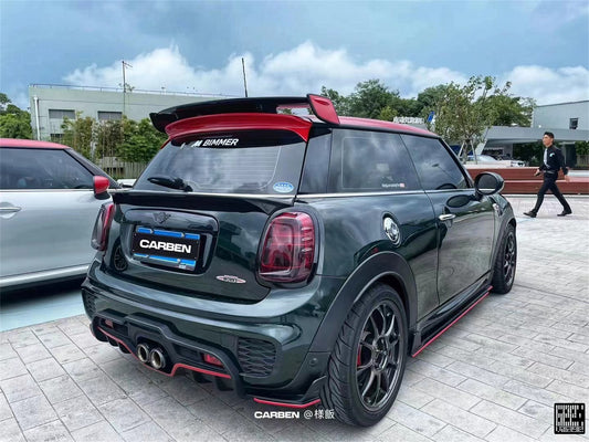 MINI Cooper JCW (John Cooper Works) S Base F56 LCI 2022-ON with Aftermarket Parts - Rear Spoiler Carbon Fiber/FRP from Geex Village
