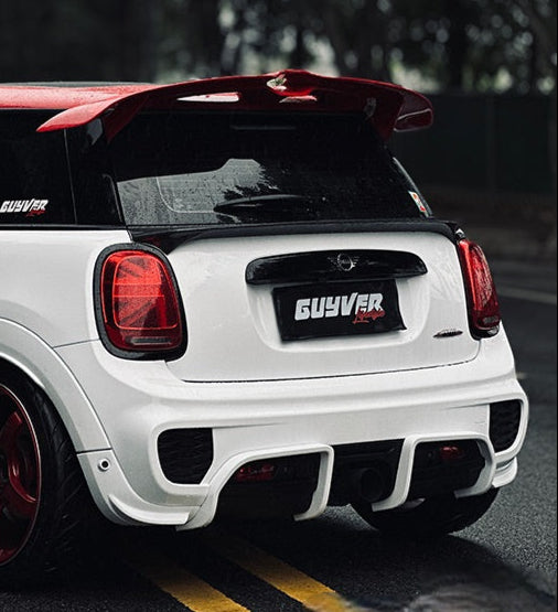 MINI Cooper JCW (John Cooper Works) S Base F56 LCI 2022-ON with Aftermarket Parts - Rear Spoiler Carbon Fiber/FRP from Geex Village