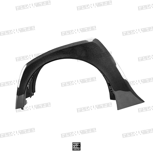 MINI Cooper JCW (John Cooper Works) S Base F56 LCI 2022-ON with Aftermarket Parts - Widebody Front Canards , Wheel Arches, and Rear Canards Carbon Fiber/FRP from Geex Village