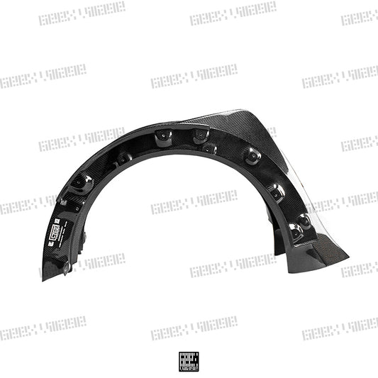 MINI Cooper JCW (John Cooper Works) S Base F56 LCI 2022-ON with Aftermarket Parts - Widebody Front Canards , Wheel Arches, and Rear Canards Carbon Fiber/FRP from Geex Village