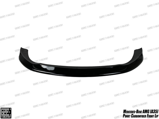 Mercedes Benz A-Class A220 (with sport-package bumper) /A35 /A35L W177 V177 2019-ON with Aftermarket Parts - Punkt Style Front Lip Carbon Fiber from Geex Village