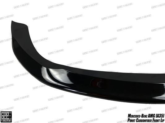 Mercedes Benz A-Class A220 (with sport-package bumper) /A35 /A35L W177 V177 2019-ON with Aftermarket Parts - Punkt Style Front Lip Carbon Fiber from Geex Village