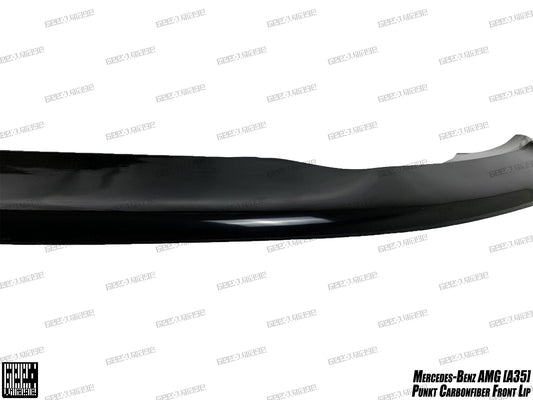 Mercedes Benz A-Class A220 (with sport-package bumper) /A35 /A35L W177 V177 2019-ON with Aftermarket Parts - Punkt Style Front Lip Carbon Fiber from Geex Village
