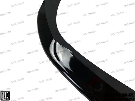 Mercedes Benz A-Class A220 (with sport-package bumper) /A35 /A35L W177 V177 2019-ON with Aftermarket Parts - Punkt Style Front Lip Carbon Fiber from Geex Village